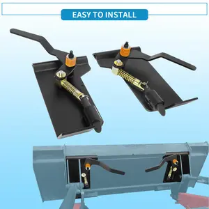 YINTATECH 1/2" Skid Steer Attachment Plate Quick Attach Mount Plate & Quick Attach Adapter Compatible with Kubota and Bobcat Skid Steers and Tractors