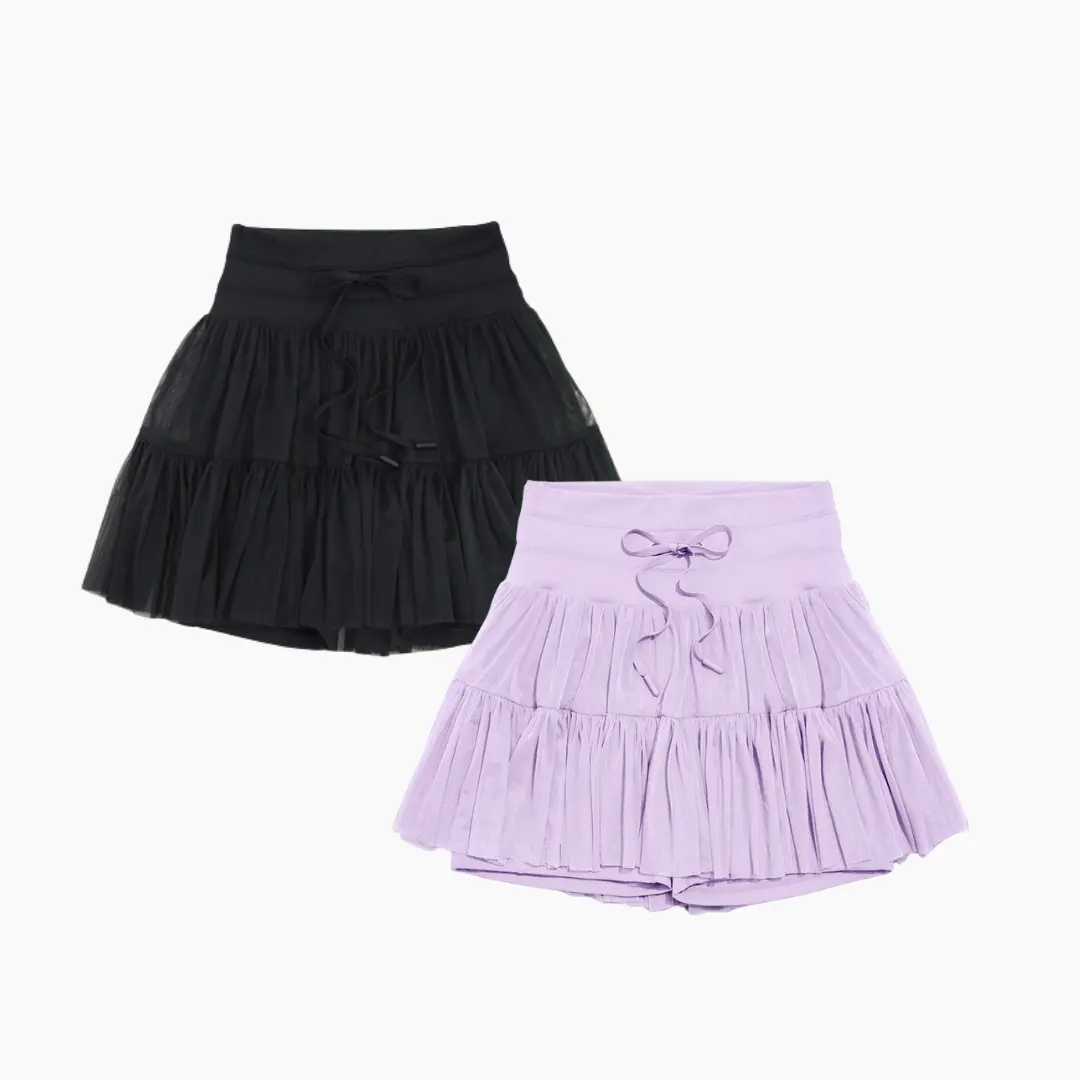 Bestsellers TikTok Exclusive Bundle - Black x Digital Lavender Pirouette Skort Bestsellers TikTok Exclusive Bundle - Black x Digital Lavender Pirouette Skort