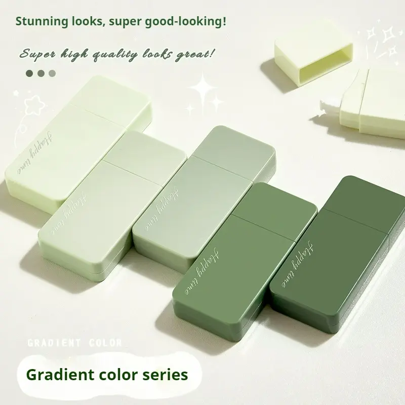 Gradient correction tape, eraser tape, multi-functional, silent, smooth, large capacity, correction tape, special for school supplies