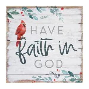 Sincere Surroundings 14" Faith In God Perfect P allet
