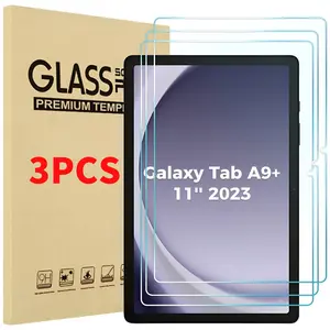 Jess Tech 3 Pack Screen Protector for Galaxy Tab A9/a9 Plus 8.7/11 Inch 2023, HD Tempered Glass 9H Film Guard for 11" Tab A9+ 5G Tablet (SM-X210/X216/X218)