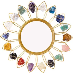 Quartz Crystals Mirror- Espejo Con Cuarzos