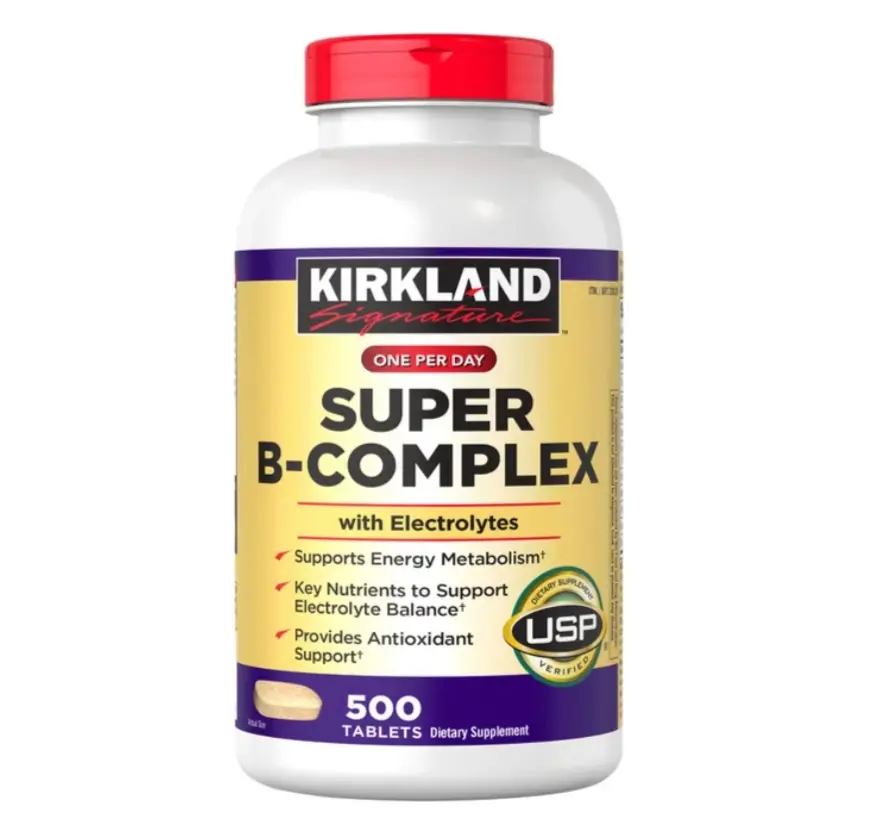 Kirkland Signature Super B-Complex with Electrolytes, 500 Tablets Kirkland Signature Super B-Complex with Electrolytes, 500 Tablets