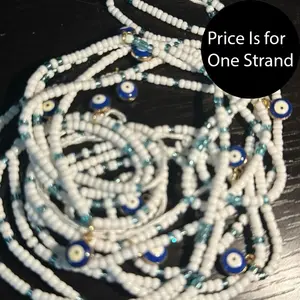 Auntie Ama’s Pure Aura Glass waist Beads