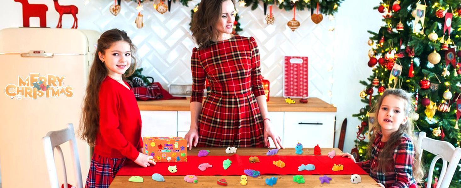 30 Pack Squishy Toys, Kawaii Squishies Party Favors for Kids 4-8 8-12 Treasure Box Toys for Classroom Birthday Xmas Gifts Goodie Bag Mini Animals Mochi Squishy Stress Relief Sensory Toys Random