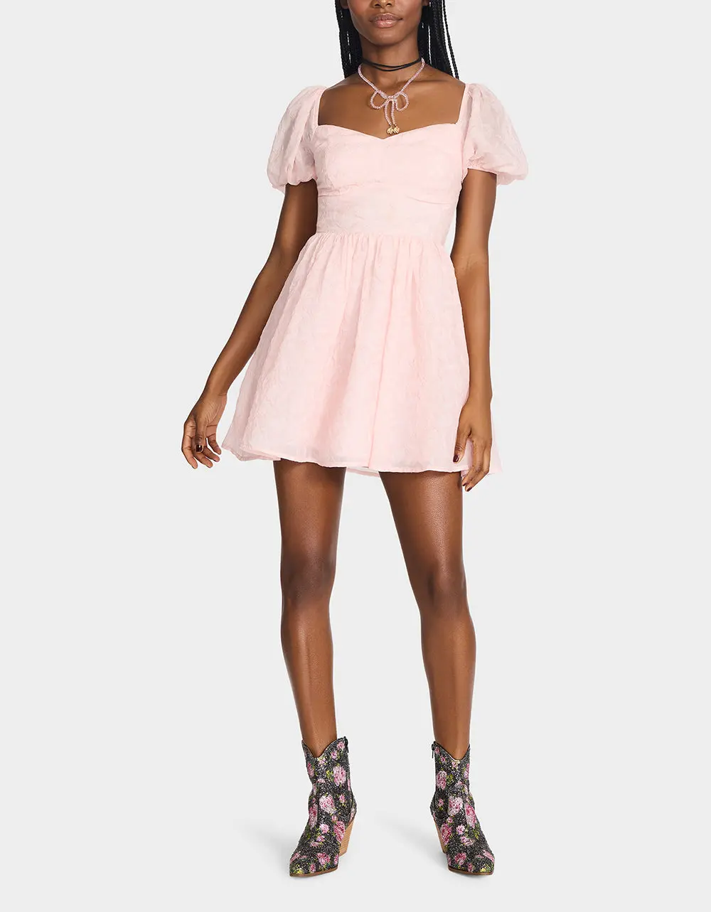 BLUSH RUSH DRESS PALE PINK BLUSH RUSH DRESS PALE PINK