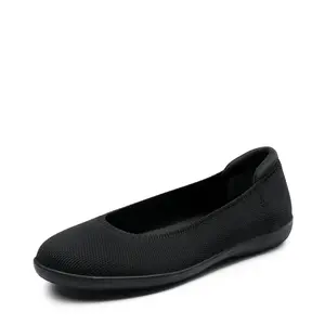 DREAM PAIRS Women's Classic Round Toe Slip-On Ballet Flat - Soft Foam Shoe for Casual Walking, Comfortable Women's Footwear