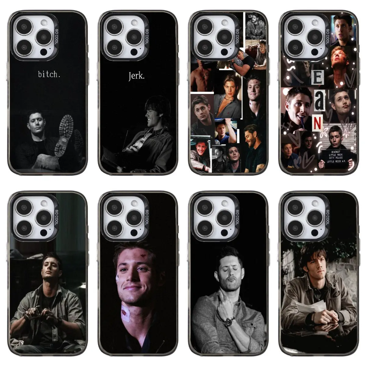 Dean Winchester Supernatural phone Cases For iPhone 17 16 15 14 13 12 Promax Pro Plus, hard shell protection ,best Gift