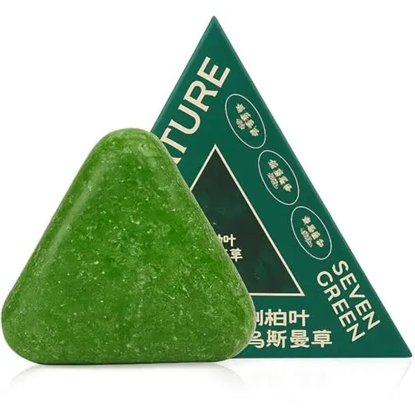150g Adult Male Anti-Hair Loss DHT-Blocker Shampoo Bar - Sulfate-Free Botanical Herbal Cleanser, Ginseng + Tea Tree + Polygonum + Usman Grass Anti-Thinning Hair Growth Shampoo for Thinning Locks