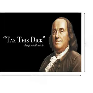 Funny Tax This Dick Quote Banner Flag Wall Hanging For Room Decor Dorm Bedroom