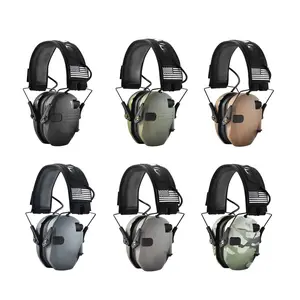 Tactical Ear Protection Headset, Safety Eardefenders, Noise Cancelling Wired Over-Ear Headphones for Shooting Cs Hunting, 1 Piece, High-Quality Sound Design