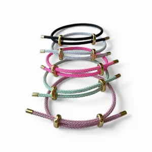 Adjustable Bracelets in Various Colors Perfect for Customizing with Charms Versatile for Everyday Wear or Special Occasions Ideal for Fashion Lovers and Gifts