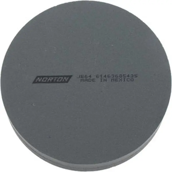 Norton 4" Long x 1" Diam x 1" Thick, Silicon Carbide Sharpening Stone Round, Coarse, Fine Grade 61463685435, Kitchen, Knives