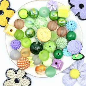 Special Characters Colorful Resin and Acrylic Beads & Charms Mix for DIY Beaded Pens, Keychains, Phone Chains and Other DIY Projects, DIY Beading and Jewelry Accessories - Special Colors