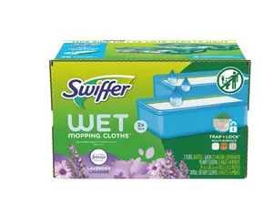 Swiffer Lavender Scent Wet Mopping Cloth Refills (19-Count, Multi-Pack 2)