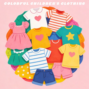 Colorful children's clothing