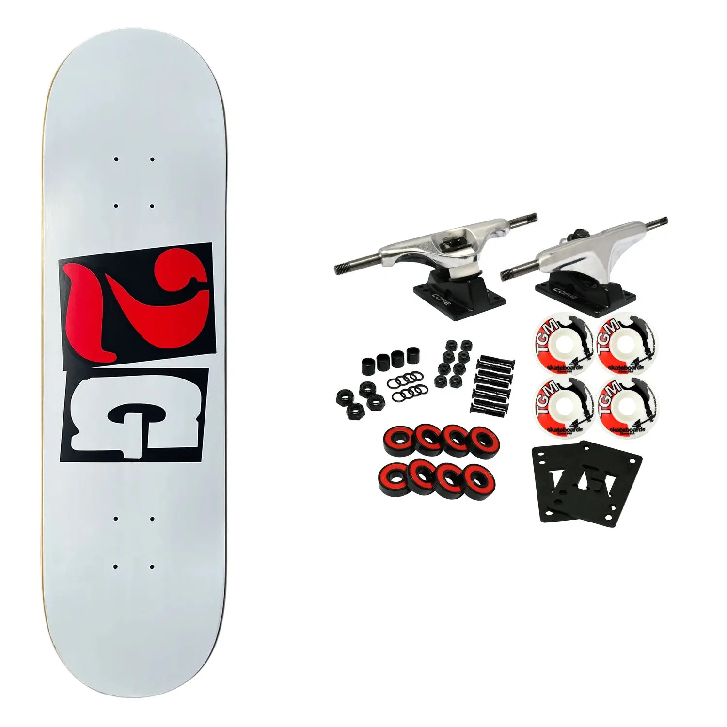 Hammers Skateboard Complete 2G White 8.5"