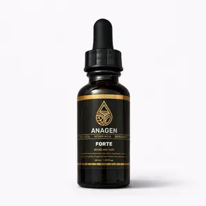 ANAGEN FORTE Beard & Hair Serum 40ml | Minoxidil + Moringa + Bergamot | Nourishing Growth Support Oil Dropper