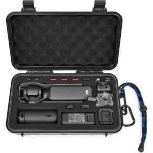 Travel Waterproof Hard Case Compatible with DJI Osmo Pocket 3/Creator Combo/Power Expansion Combo/DJI Pocket 3 Video Camera/Vlogging Camera and Accessories(Case & Bag Only)