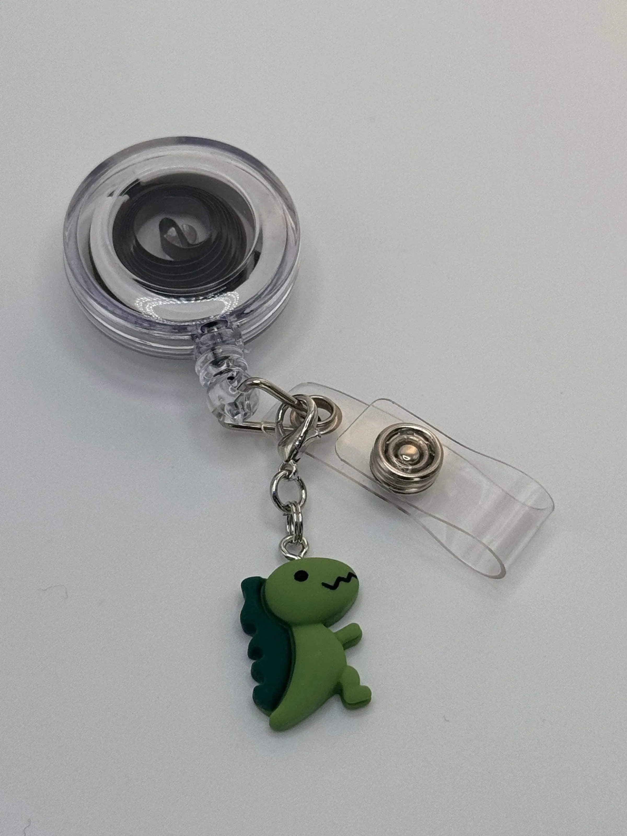 Dinosaur charm badge reel accessory charm for badge buddy picu pediatric nurse gift for nursing student cna medical assistant