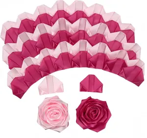 Simplify Your DIY Projects! 200/116Pcs Half-Finished Satin Rose Petals. an Economical & Time-Saving Choice for Creating Eternal Flowers for Wedding Decorations (Purple Series 100+100)