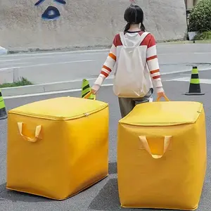 Extra Large Capacity Thick Moving Bag, Reinforced Handles, Waterproof Storage Bag, Foldable Portable Design, Ideal Gift for Students