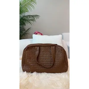 Pre-owned Bottega Veneta lambskin Tote Bags Intrecciato Shoulder Bag