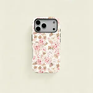 Pink Hydrangea Girly Aesthetic Summer Spring Flowers Fashion Cute 2 in 1 Phone Case with Durable, Shock Absorbing and Stylish Design. Compatible with Iphone 11, 12, 13, 14, 15 16 17 Pro Max and Pro Plus Series A creatively designed new phone case, perfect