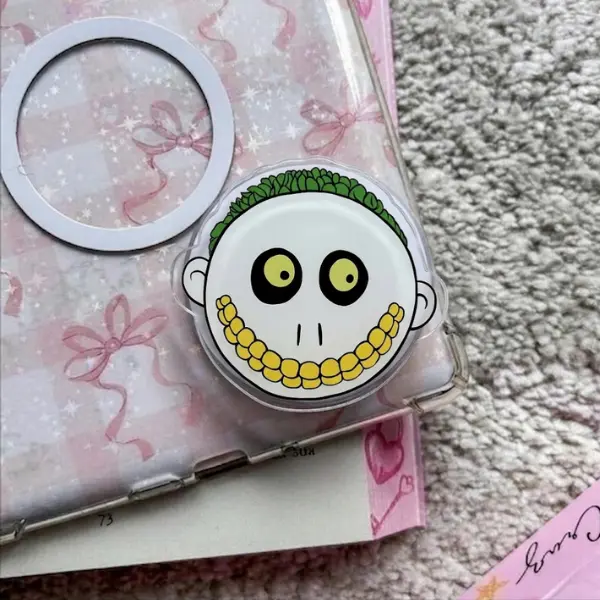 Barrel Nightmare Before Christmas MagSafe Phone Grip, Spooky Halloween Griptok, Oogie Boogie Henchman Phone Stand, Classic Movie Character Accessory, Horror Cartoon Fan Gift