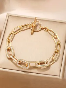 Fashionable High-End Hip-Hop Cuban Chain Bracelet, Stylish Link Design, Perfect Accessory for Trendy, Unisex Jewelry Piece, Cuban Bracelets