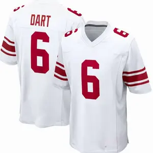 Unisex Football inspired by Skattebo 44 New York Game Jersey - White