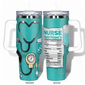 1pc Stainless Steel Vacuum Insulated Cup, Insulated Drinkware, 40oz/30oz, Double-layer insulation, Double Wall Insulated, Leakproof Large Capacity, Gym, Hiking, Travel Ideal Birthday Christmas Gift, Stainless Tumbler