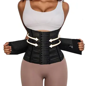 Multi-size Elastic Waist Trainer, Hourglass Under Bust Body Shaper Tummy, Wrap Waist Trimmer for Women, Abdominal Binder