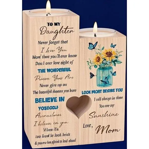Thoughtful Keepsake for Her - Elegant Personalized Gift Set, Special Occasion Present for Women, Birthday Christmas Graduation, Reusable Keepsake Box, Heartfelt Thank You Gift Idea Light Daughter Mother Wedding
