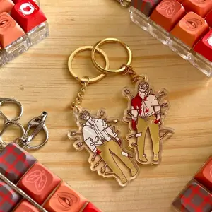 Hannibal & Will Wound Man Hard Enamel Acrylic Keychain