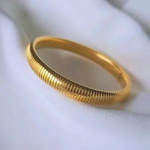 Minimalist Elegant Cuff Gold Plated Bangles