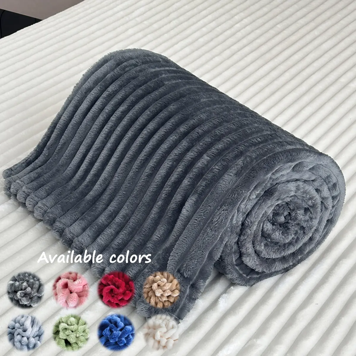 Cozy Throw Blanket for Couch or Bed Ultra Soft Fleece, Fleece Throws, Fuzzy Blanket, Multiple Colors & Sizes All-Season Lightweight Blanket for Living Room, Bedroom, Travel, Gifts