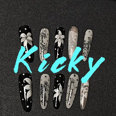 Kicky1448:Handmade press on nails online bidding-12