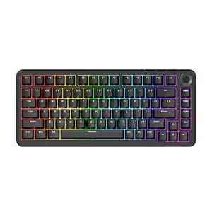 AJAZZ AK820MAX three-mode magnetic switch mechanical keyboard, five-layer filling, full-key hot-swappable RT0.01 web driver 8000mah RGB
