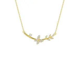 EAMTI 925 Sterling Silver Necklace for Women Butterfly Pendant