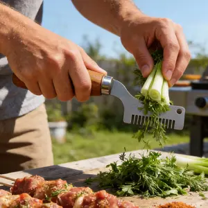 1/2 Set Of Scallion Chopper, Used For Cutting Scallions, Is An Efficient Tool For Evenly Chopping Herbs And Garlic, Perfect For Home, Kitchen And Restaurant Meal Preparation