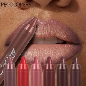 6pcs/set Waterproof Matte Lipstick Pen Makeup Smooth Texture Lipsticks Long Lasting Smudge-Proof Lipstick Crayon Perfect for Holiday Dates