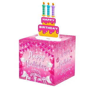 Elegant Balloon Birthday Gift Box, Money Drawing Party Decoration, Unique Surprise for Special Occasions, Perfect for Celebrations