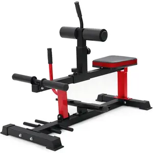 Adjustable Seated Calf Raise Machine with Band Pegs for Leg Training and Exercise - Home Gym Equipment