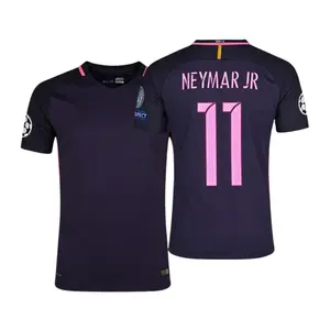 [FULL LOGO] Home Short Sleeve Top Neymar Jr. No.11 Retro Soccer Jerseys Quick Drying tiktokshopspringglowup