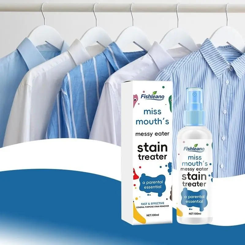 Clothing Stain Remover Spray, Collar Removal, Fabric Protector, Down Jacket Dry Clean Agent, Tough Stains Cleaner, School Uniform Cleaning, Effective Stain Removal, Stain Removal Solution, Multi Use Spray