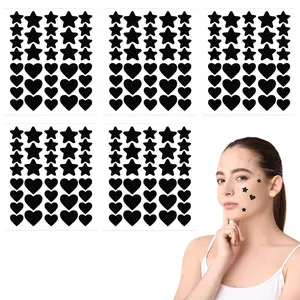 180 Pcs Star & Heart Shaped Hydrocolloid Pimple Patches, Invisible Zit Stickers for Spot Treatment & Pore Cleaning