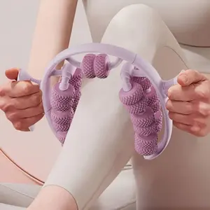 360° Massage Roller, Round Leg Slimming Clip, Muscle Relaxation, Waist/legs/arms/hips Massage, Essential Fitness Tool