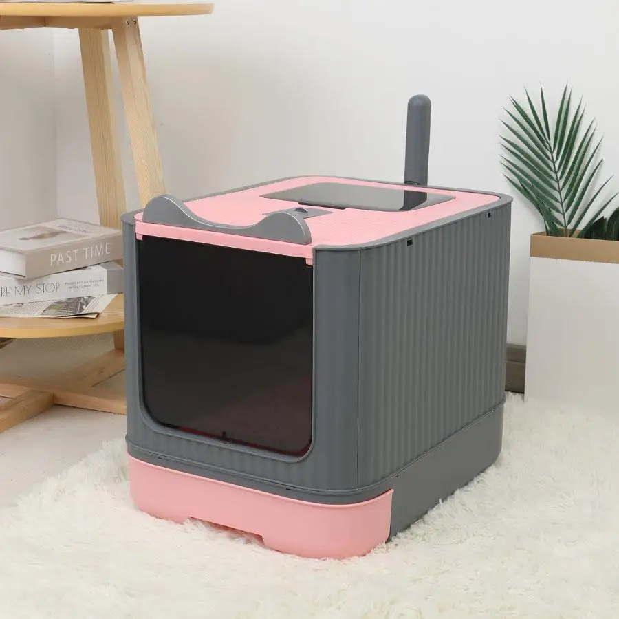 Anti-splash Cat Litter Box, Drawer Cat Litter Box, Litter Box for Cats, Easy To Clean, Suitable for Small Pets, Christmas Gift