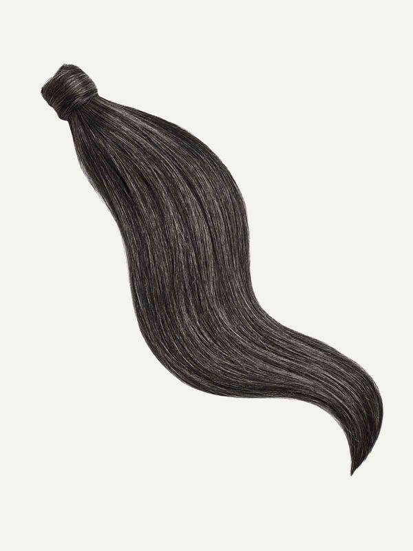 16" Dark Gray Ponytail Extension (100g)